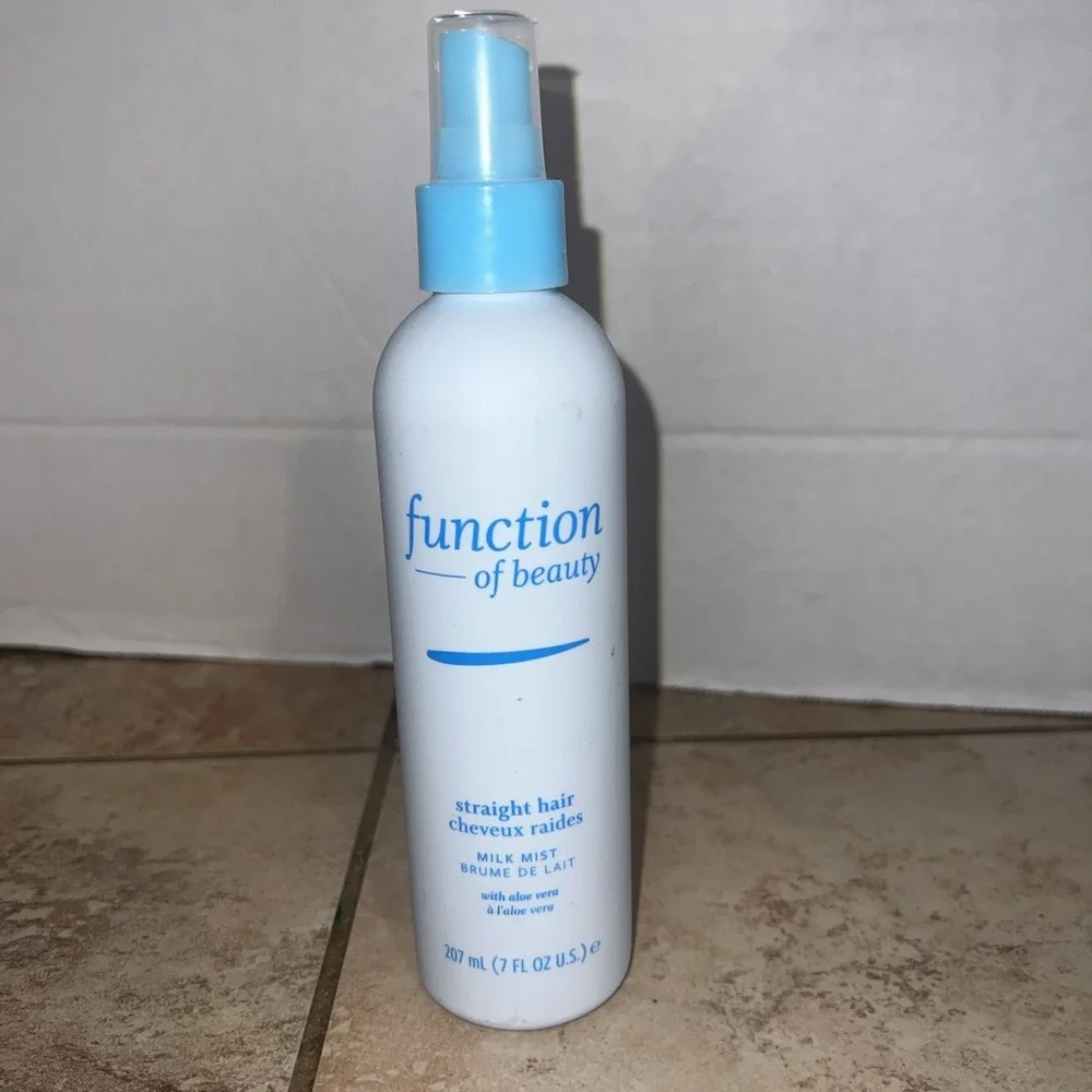 Function of Beauty Milk Mist for Straight Hair w/Aloe Vera 7 fl oz / 207ml • New